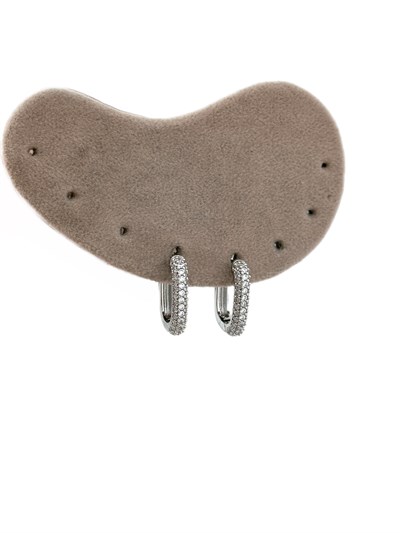 Özel Seri Zirkon Taşlı Oval Küpe