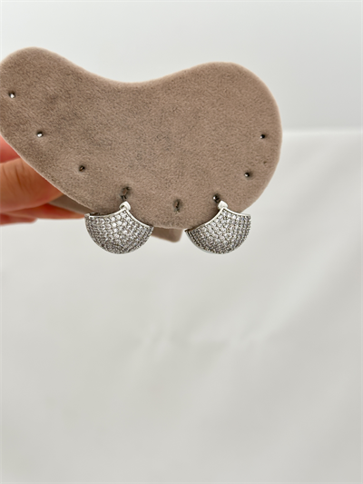 Özel Seri Zirkon Taşlı Sepet Küpe