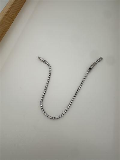 Özel Seri Zirkon Taşlı Su Yolu Bileklik ( 19 Cm )
