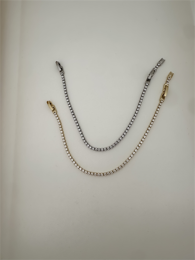 Özel Seri Zirkon Taşlı Su Yolu Bileklik ( 19 Cm )