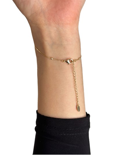 Özel Seri Zirkon Taşlı ve Topçuk Detay Zincir Şahmeran