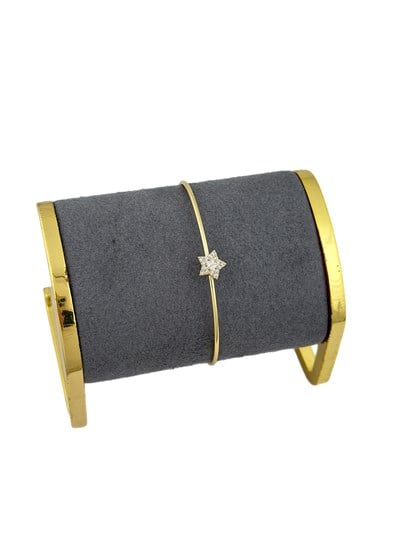 Özel Seri Zirkon Taşlı Yıldız Figür Kelepçe Bileklik