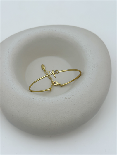 Özel Seri Zirkon Taşlı Yusufçuk Figür Kelepçe Bileklik