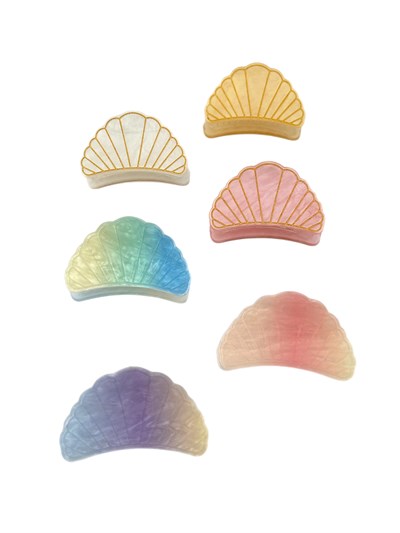 Renkli İstiridye Mandal Toka