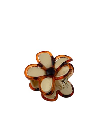 Renkli Mineli Çiçek Figür Mandal Toka