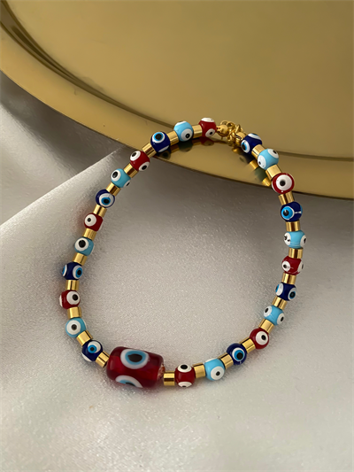 Silindir Cam Nazar Halhal (25cm)