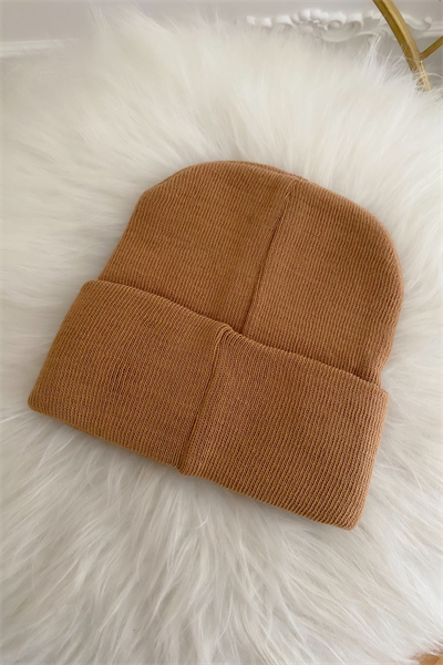 Sütlü Kahve Düz Renk Bere