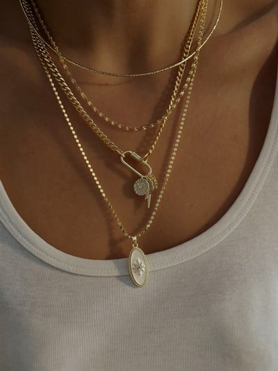 Tel Choker Kolye Kombini