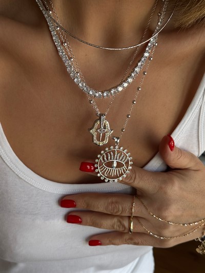 Tel Choker Kolye Kombini