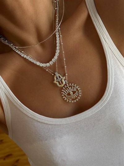 Tel Choker Kolye Kombini