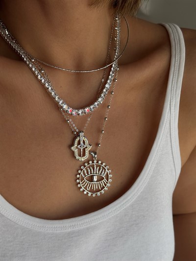 Tel Choker Kolye Kombini