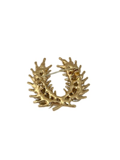 Top İnci Detay Başak Broş