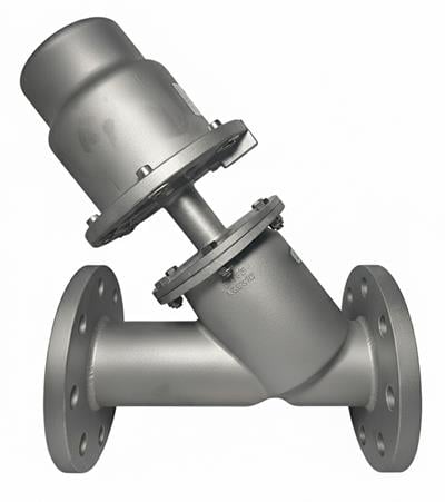 ALFANOX 105 Paslanmaz Y Tip Pnömatik On-Off Vana DN65 PN16