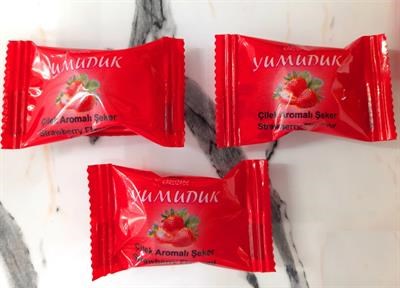 Çilek Aromalı YUMUDUK Asetat Ambalajlı 1 Kg