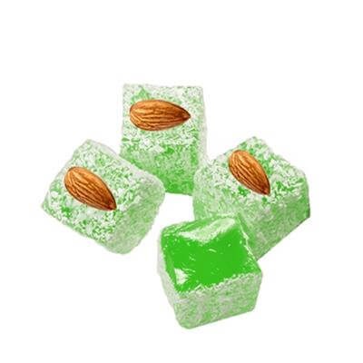 Bulk Coconut Mint Flavored Almonds Top Turkish Delight 5 Kg