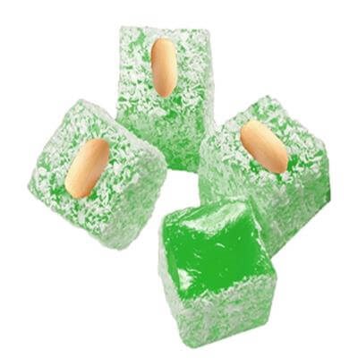 Bulk Coconut Mint Flavored Peanut Top Turkish Delight 5 Kg