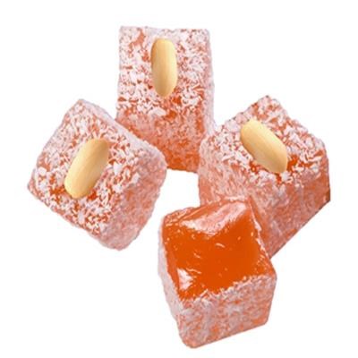 Bulk Coconut Orange Flavored Peanut Top Turkish Delight 5 Kg