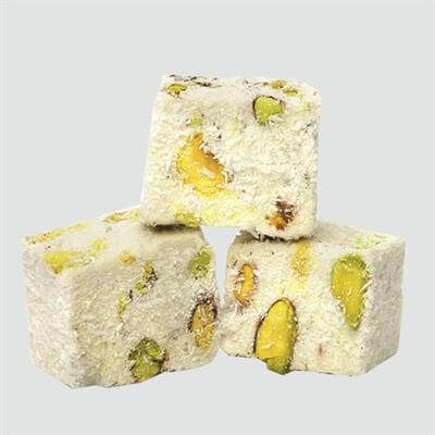 With Pistachio Sultan Double Turkish Delight (%17-20) 100 Gr Bucket