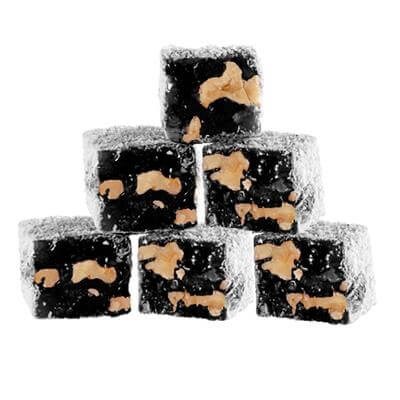 Coconut Cocoa With Walnut Double Turkish Delight (%20-23) 100 Gr Bucket