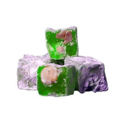 Coconut Mint Flavored With Hazelnut Double Turkish Delight (%20-23) 100 Gr Bucket