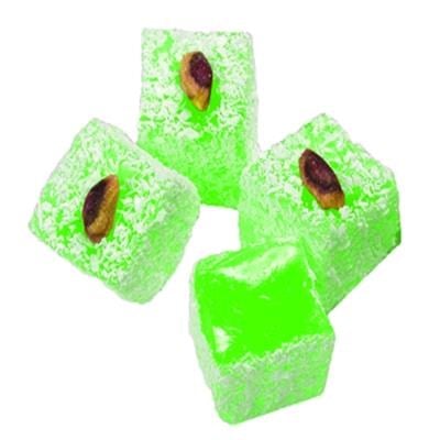 Coconut Mint Flavored Pistachio Top Turkish Delight 1 Kg