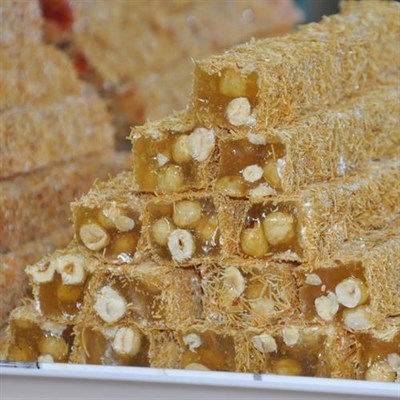 Kadayıflı Fındıklı Fitil Lokum 500 Gr