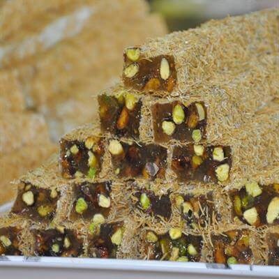 Kadayif With Pistachio Long Turkish Delight 1 Kg