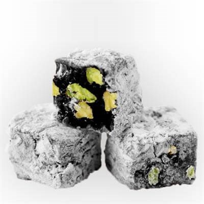 Cocoa With Pistachio Double Turkish Delight (%15-23) 1 Kg