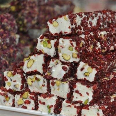 Zereshk With Pistachio Sultan Long Turkish Delight 1 Kg