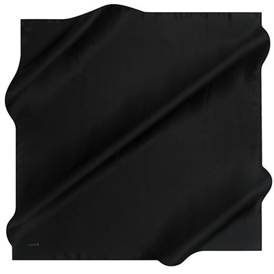 Aker Düz İpek Eşarp Twill - Siyah 911