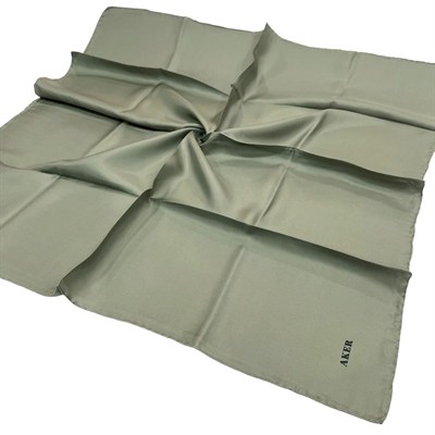 Aker Düz İpek Eşarp Twill - Soft Çağla 957