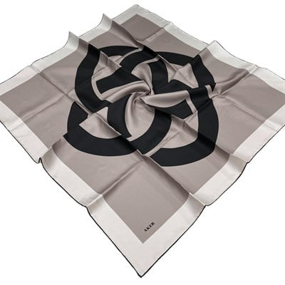 Aker İpek Eşarp - 8800701-315 Vizon Siyah Sura