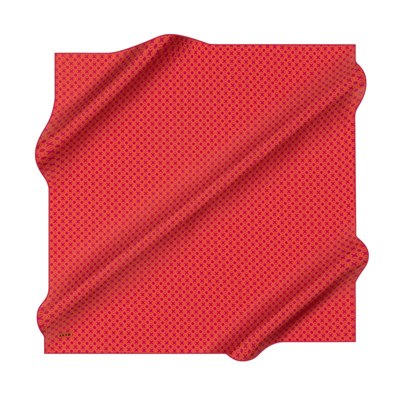 Aker İpek Eşarp - 8921713-991 Fuşya Turuncu Twill