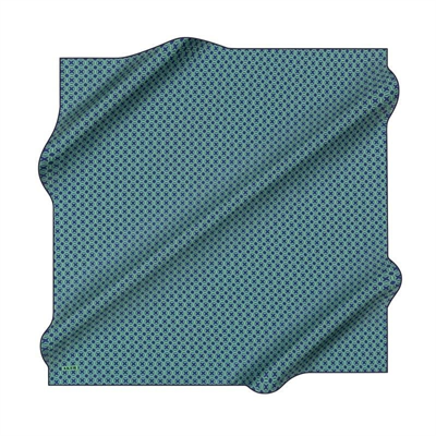 Aker İpek Eşarp - 8921713-992 Saks Yeşil Twill