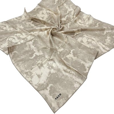 Aker İpek Eşarp - 8974713-934 Bej Twill