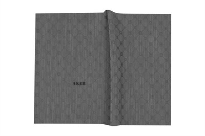 Aker Jakarlı İpek Koton Eşarp - 7071798-974 Gri