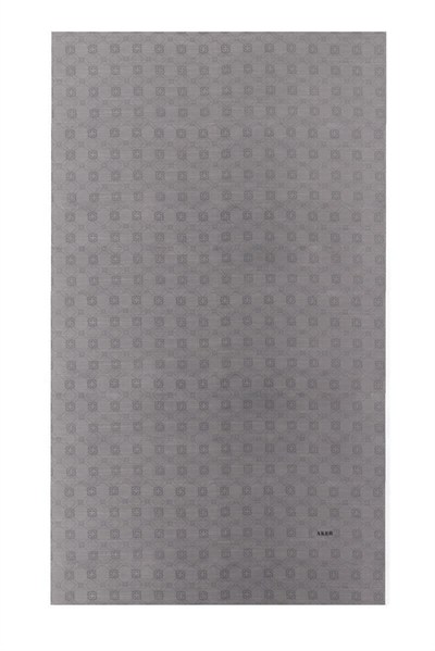 Aker Jakarlı İpek Koton Şal - 8935979-971 Gümüş Gri