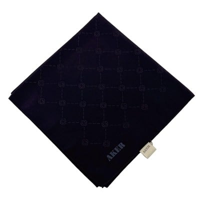 Aker Monogram Eşarp - Siyah 911