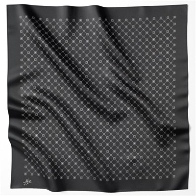 Aker Twill Eşarp - 7857795-911 Siyah Krem