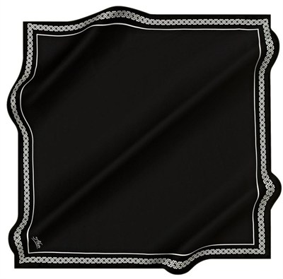 Aker Twill Eşarp - 8578795-911 Siyah Ekru