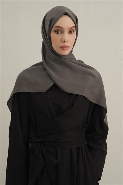 Armine Düz Lyocell Şal - Duman 18