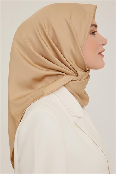 Armine Düz Twill Eşarp - Bej 777