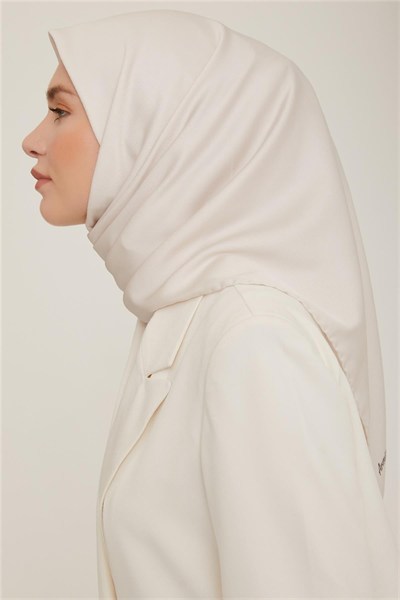 Armine Düz Twill Eşarp - Ekru 768