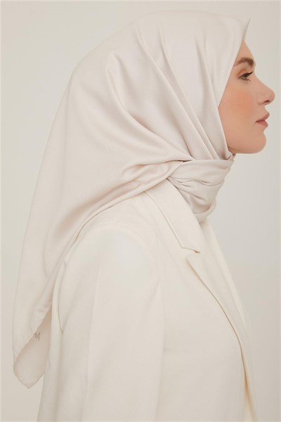 Armine Düz Twill Eşarp - Ekru 768