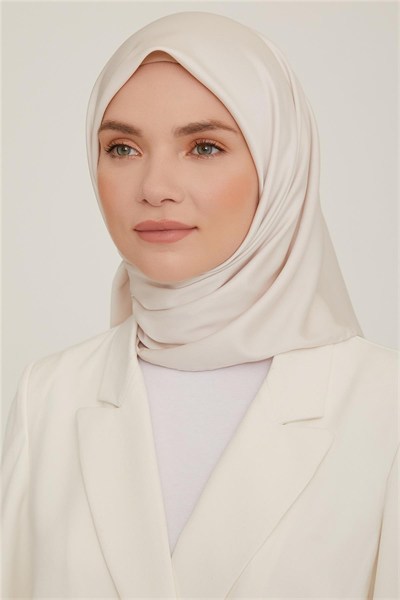Armine Düz Twill Eşarp - Ekru 768