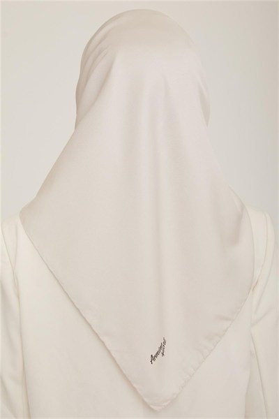 Armine Düz Twill Eşarp - Ekru 768