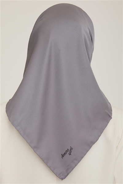 Armine Düz Twill Eşarp - Füme 782