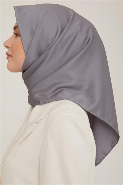 Armine Düz Twill Eşarp - Füme 782