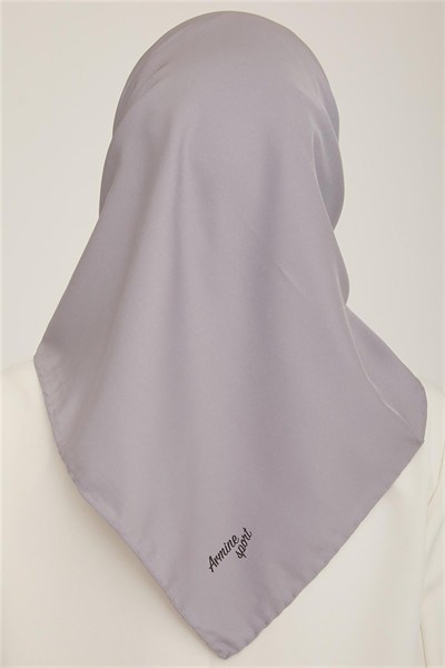 Armine Düz Twill Eşarp - Gri 772
