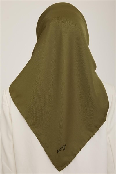 Armine Düz Twill Eşarp - Haki 767